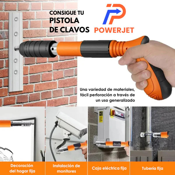🔩 ¡PODER AL INSTANTE! LLEGA LA NUEVA PISTOLA DE CLAVOS POWERJET 🔩
