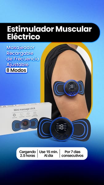 💆‍♂️ Mini Masajeador Portátil – Relájate Donde Sea